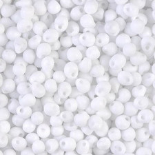 Miyuki drop beads 3,4mm Matte White DP-402F